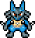 Lucario sprite in PokéSurvivor
